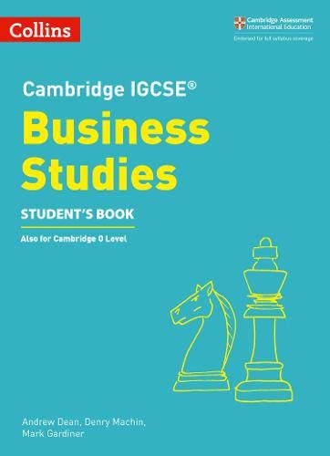 COLLINS - IGCSE BUSINESS STUDIES STUDENT'S BOOK - DEAN & MACHIN